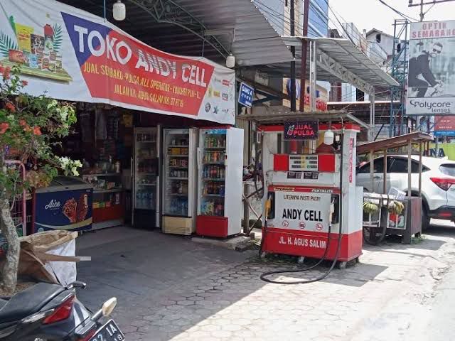 Foto : Penertiban Pertamini kota Samarinda