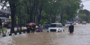 Banjir di Kota Tepian.