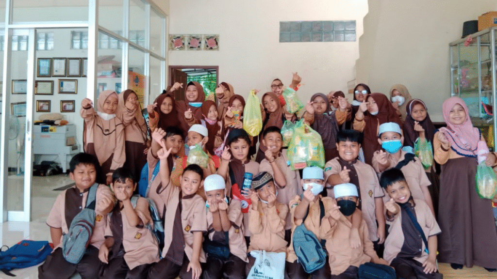 Ilustrasi anak SD di Samarinda.