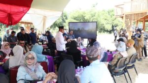 Foto: Pembangunan rest area Desa Prangat Baru bertajuk IKN . (doc.)
