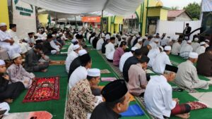Foto: Suasana salat Idul Adha Masjid Al Qadar, Tenggarong.