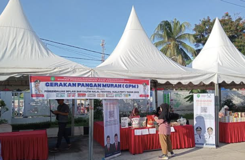 Foto: Gerak Pangan Murah (GPM) Kutai Kartanegara (Kukar) Tahun 2025, sambut bulan suci Ramadan.