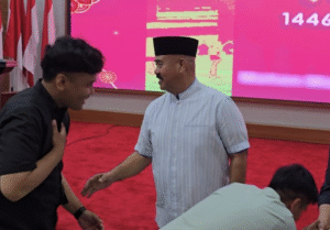 Foto: Suasana Halal Bihalal di Pendopo Bupati Kabupaten Kutai Kartanegara (Kukar).