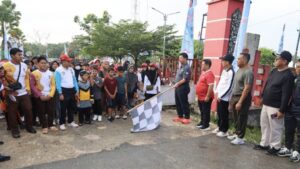 Foto: Meriah peserta Jalan Sehat Forkopimda Muara Badak. (doc.)